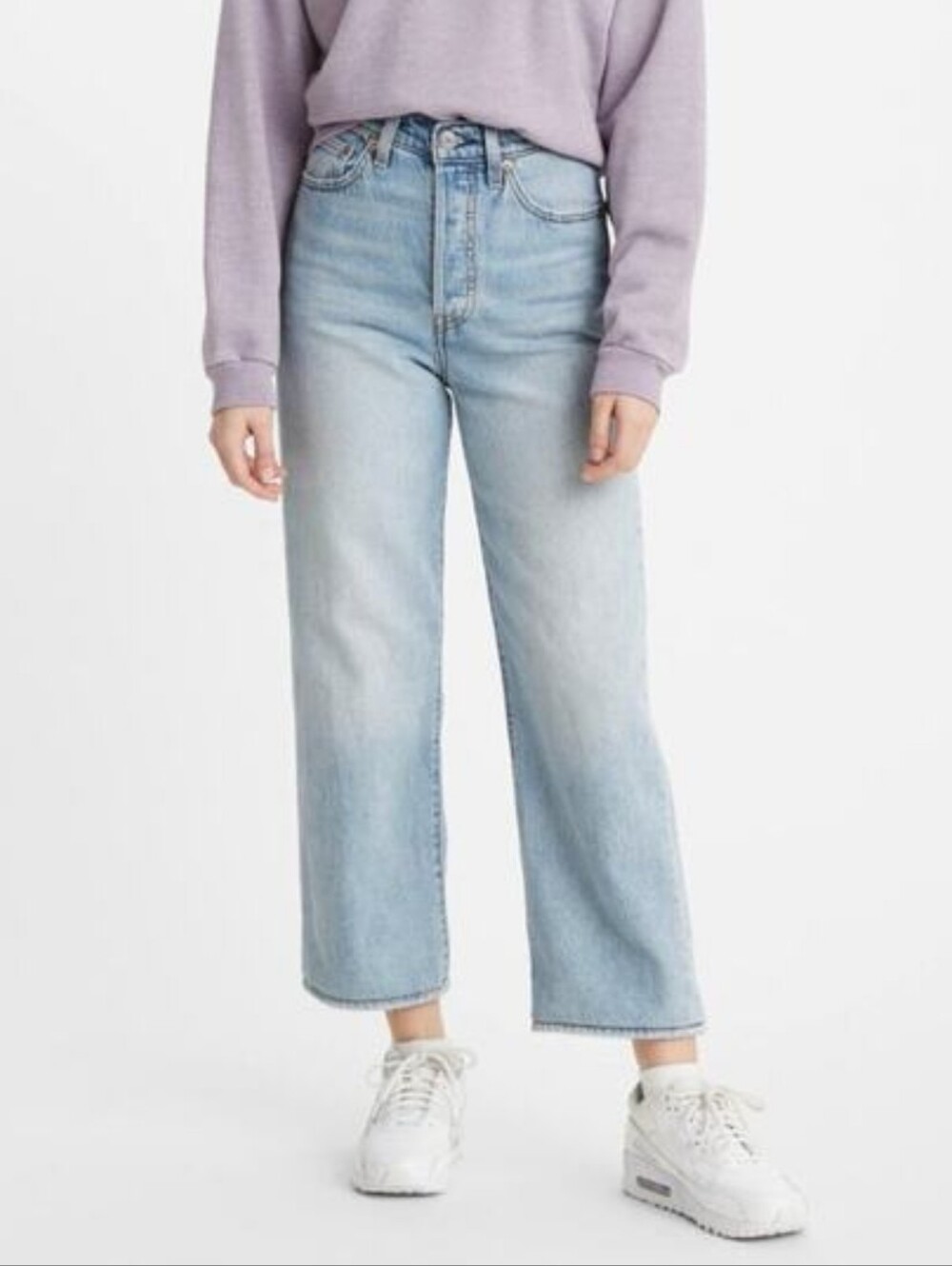 Levi's High-Rise Wide-Leg Jeans - Light Blue